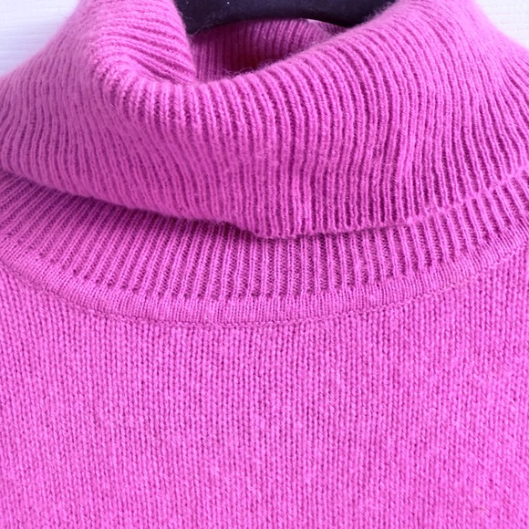 Ralph Lauren 100% Cashmere Women's Sweater Turtleneck Dress  Pink - Picture 4 of 7